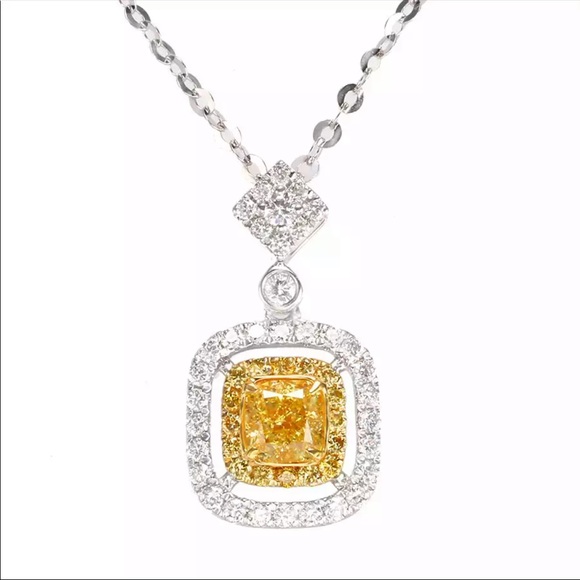 Jewelry - New Women’s 925 Silver Luxury Anniversary Diamond Necklace
